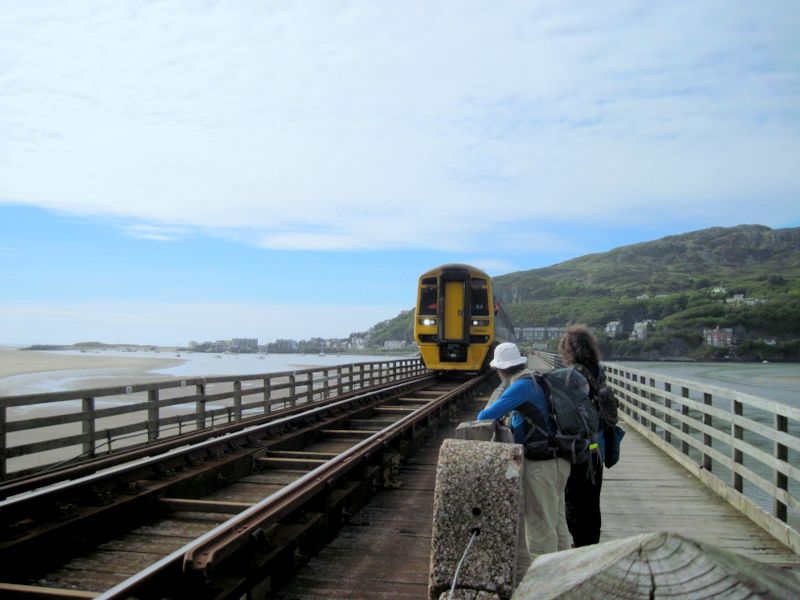 Train on Barmouth Bridge (photo Richard Tyler)