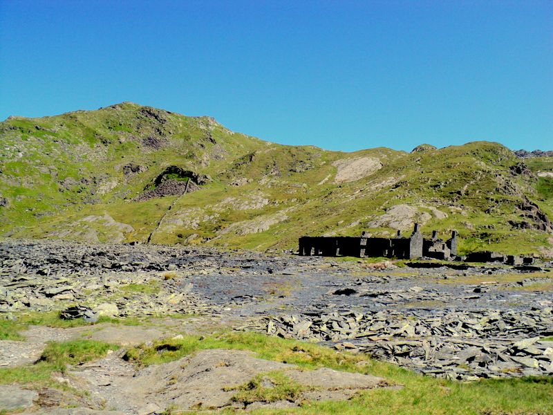 Ruins of Buildings at Rhosydd Quarry