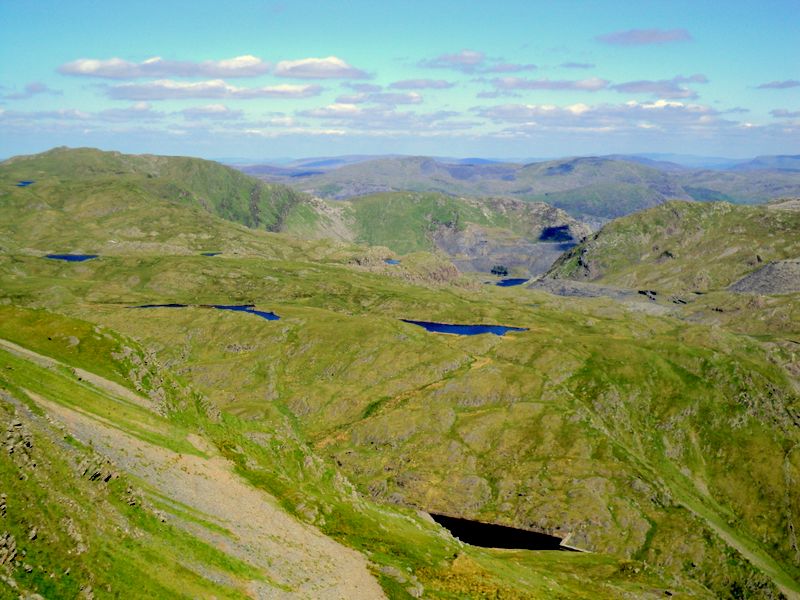 Lakes and Reservoirs East from Cnicht