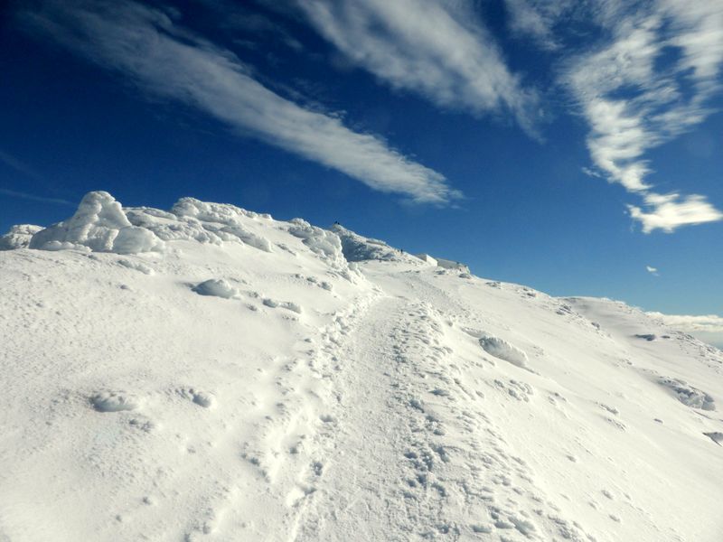 Along Llanberis Path towards Snowdon Summit