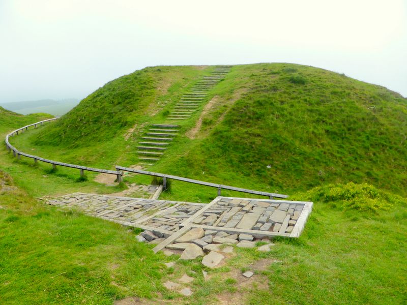 Old Hill Fort on Summit of Twmbarlwm