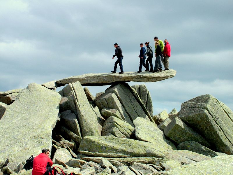Cantilever Stone on Glyder Fach