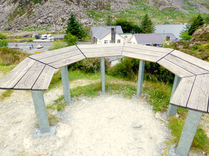 Orientation Table above Idwal Cottage YH