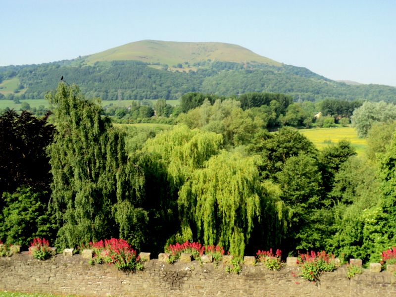 Blorenge from Abergavenny Castle