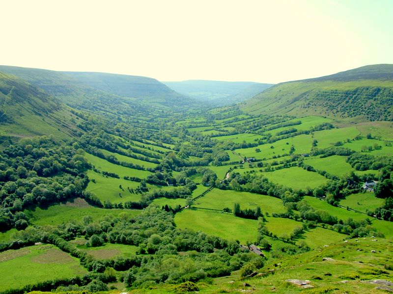 Vale of Ewyas from Darren Lwyd